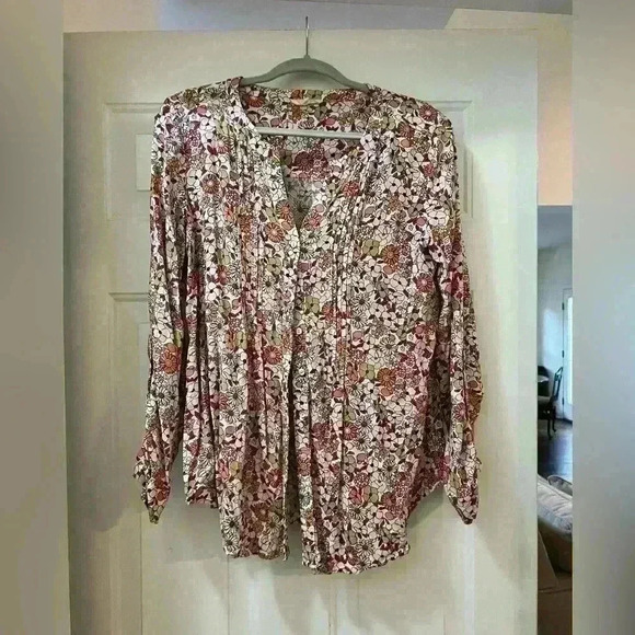 Floral Boho Blouse - Picture 1 of 3